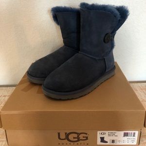 UGG Australia Women’s Navy Bailey Button Boots